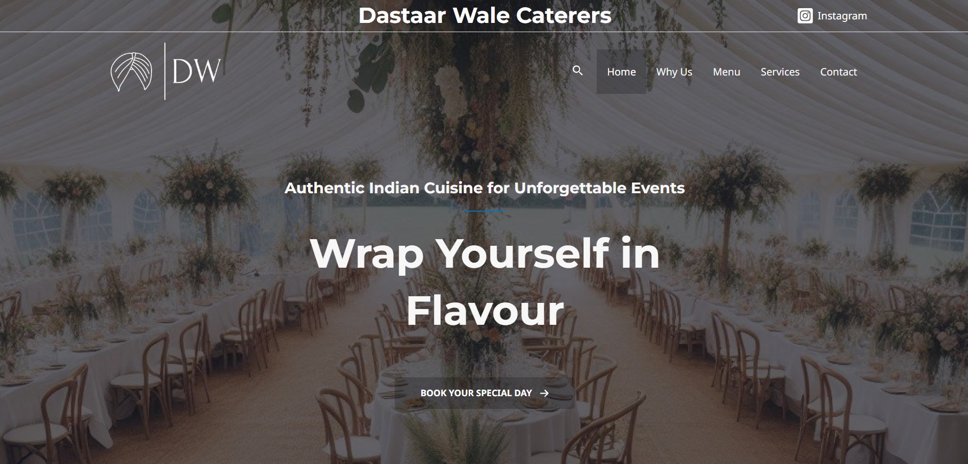 Dastaar Wale Caterers website thumbnail